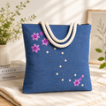 Rejean Denim Tote Bag – Handmade Eco-Friendly Everyday Carry Bag